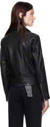 Ksubi Black Amplify Leather Jacket
