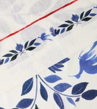 La DoubleJ Large floral linen tablecloth