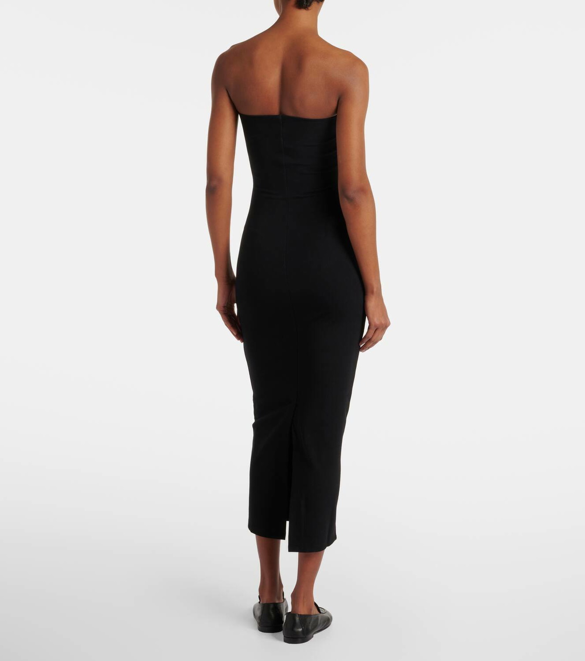 Leset Rio bandeau jersey midi dress