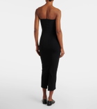 Leset Rio bandeau jersey midi dress