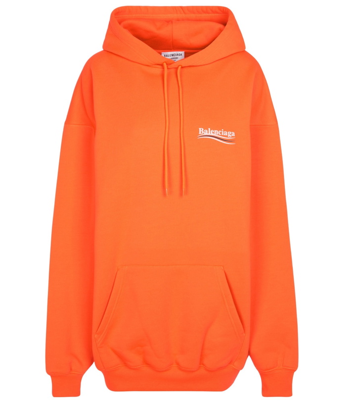 Photo: Balenciaga - Logo cotton-blend hoodie