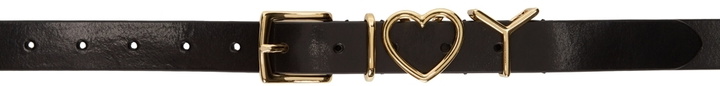 Photo: Y/Project Black & Gold Y Heart Belt