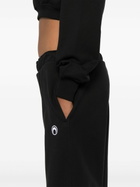 Marine Serre Logo Embroidery Straight-Cut Trousers