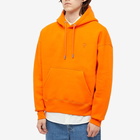 AMI Men's Tonal Heart Hoody in Orange