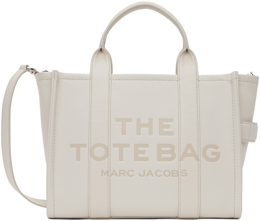 Marc Jacobs Off-White 'The Leather Medium' Tote Marc Jacobs