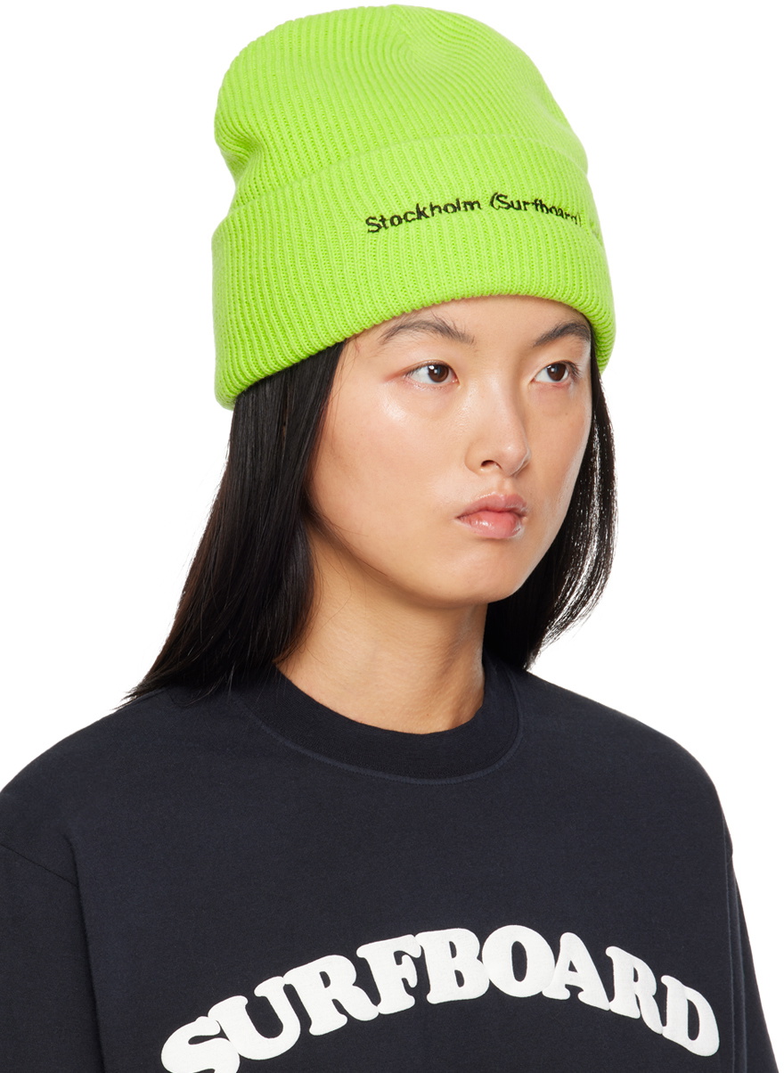 Stockholm (Surfboard) Club Green Logo Beanie