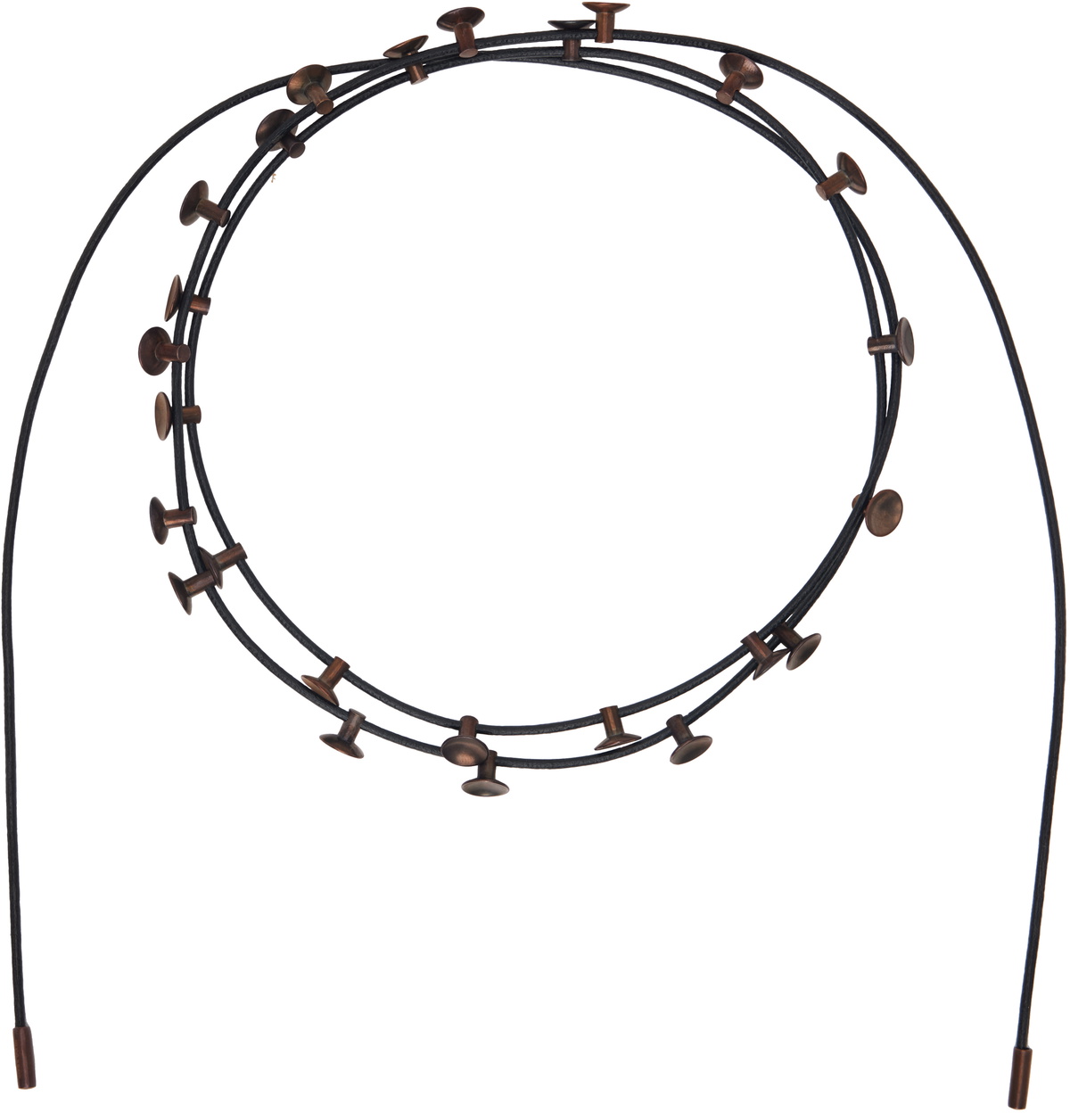 HUGO KREIT Red Spiky Heart Necklace Hugo Kreit