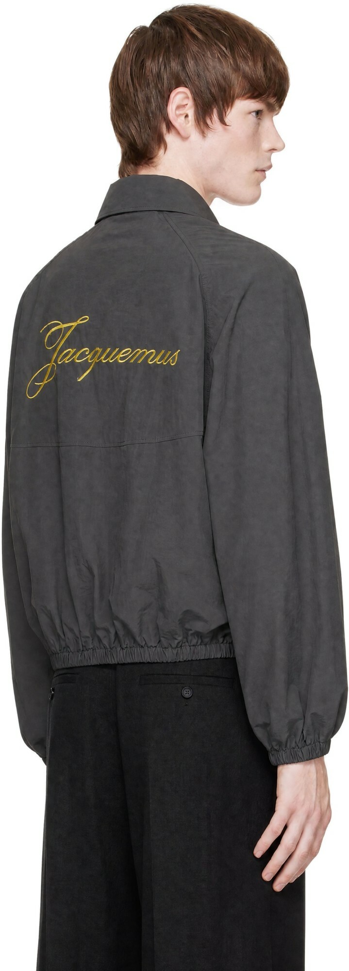 JACQUEMUS Gray 'The windbreaker' Jacket