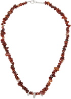 Isabel Marant Orange Pepite Necklace