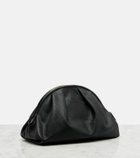The Row Charlotte Small leather clutch
