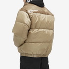 Men's AAPE Now Camo Down Jacket in Dark Beige