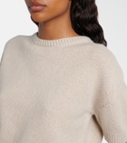 Khaite Golden cashmere sweater