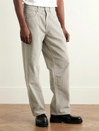 AGOLDE - Fusion Straight-Leg Cotton-Corduroy Trousers - Neutrals