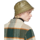 Dries Van Noten Green Quilted Bucket Hat