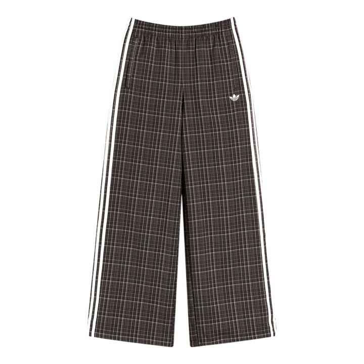 Photo: Adidas Women's Check Track Pant in Night Brown