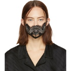 Alexander Wang Black Lace Safety Pin Mask