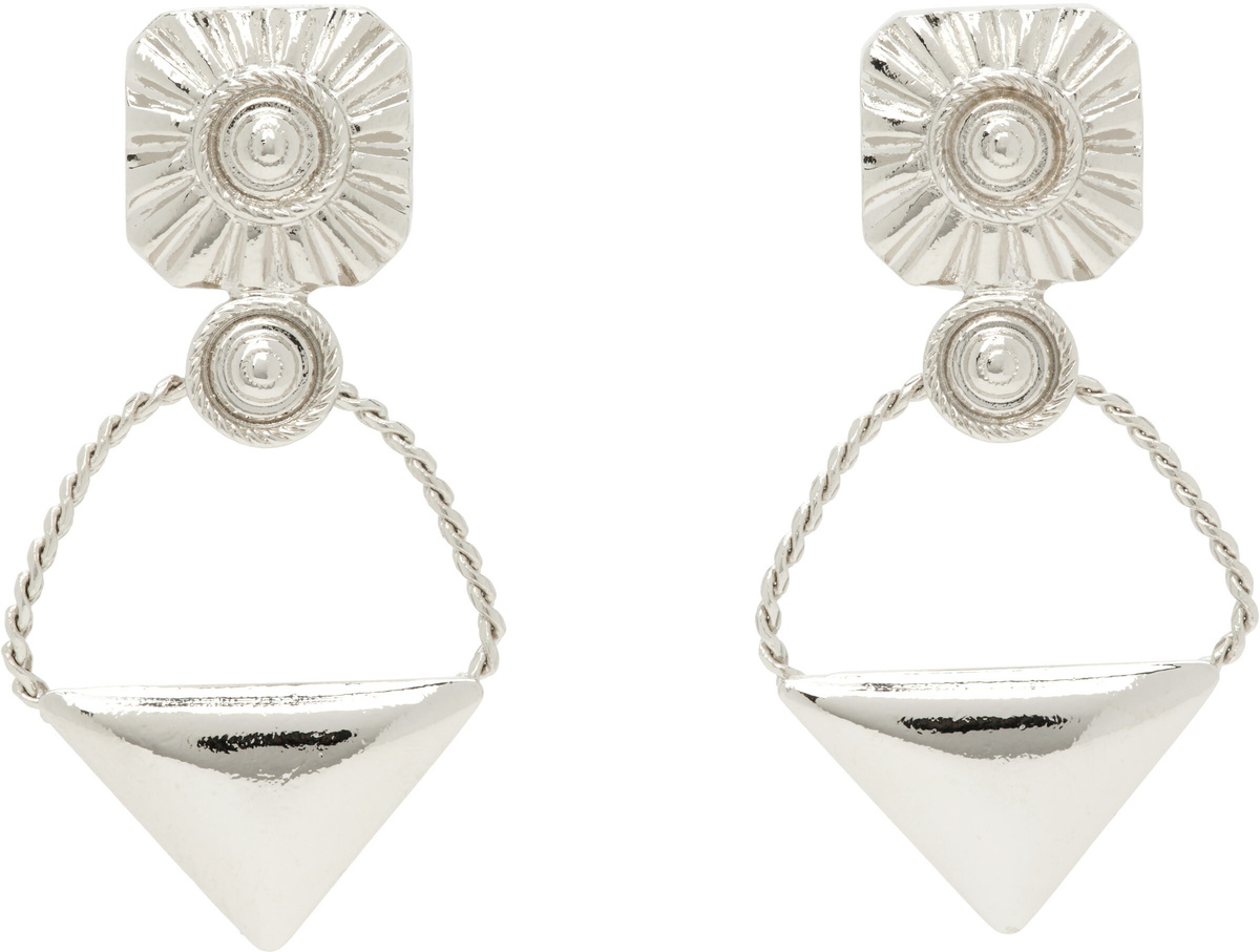 Toga Pulla Triangle Pierced Earrings
