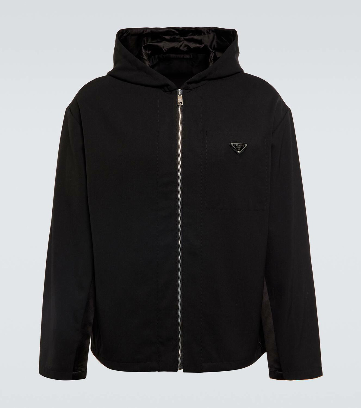 PRADA Insulated Hoodie Jacket SGV166 黒 Prada Men's Cashmere Zip Hoodie | Neiman Marcus