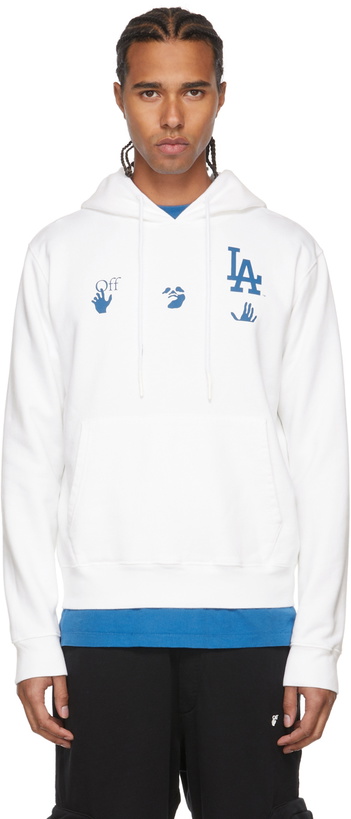 Photo: Off-White White MLB Edition LA Dodgers Hoodie