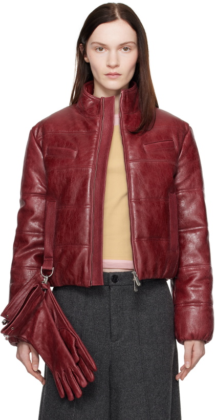 Photo: Saks Potts Pink Franklin Leather Jacket