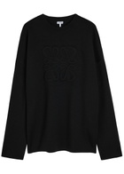 Loewe Anagram Wool-blend Sweatshirt Black