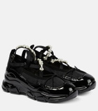 Simone Rocha Low Trek faux pearl-embellished shoes