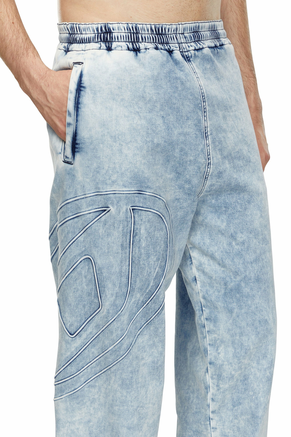 Diesel Slim D-Labb Track denim - Jeans - Unisex - Blue