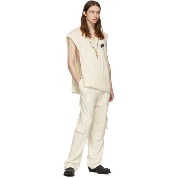 St-Henri Off-White Uniform Tank Top T-Shirt