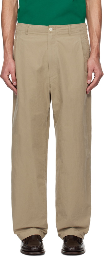 Photo: nanamica Beige Tack Club Trousers