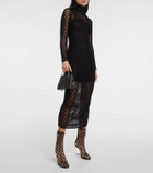 Alaïa Mina 16 Vienne Wave leather tote bag