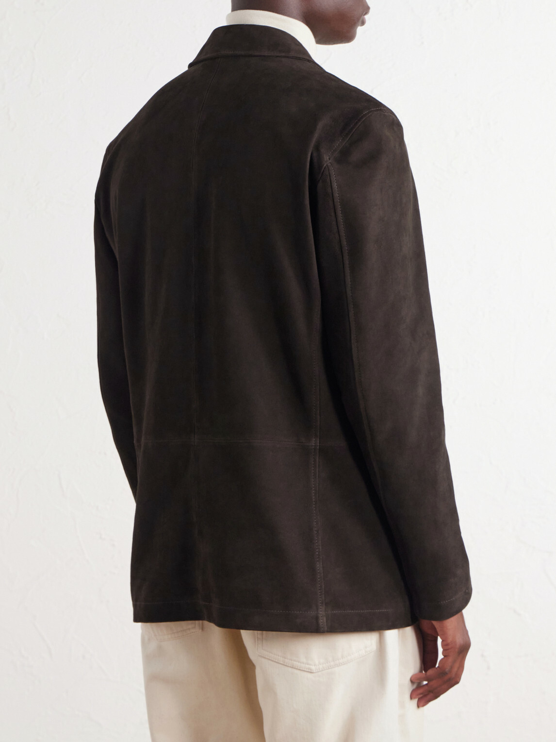Mr P. - Suede Suit Jacket - Brown
