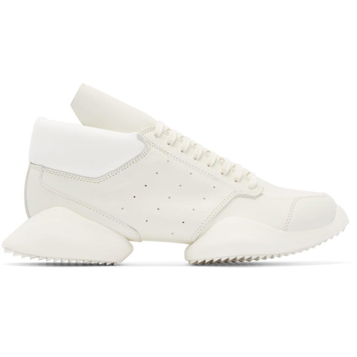 Photo: Rick Owens White Leather adidas by Rick Owens Sneakers 