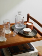 Brunello Cucinelli - Set of Six Horn and Silver-Tone Coasters