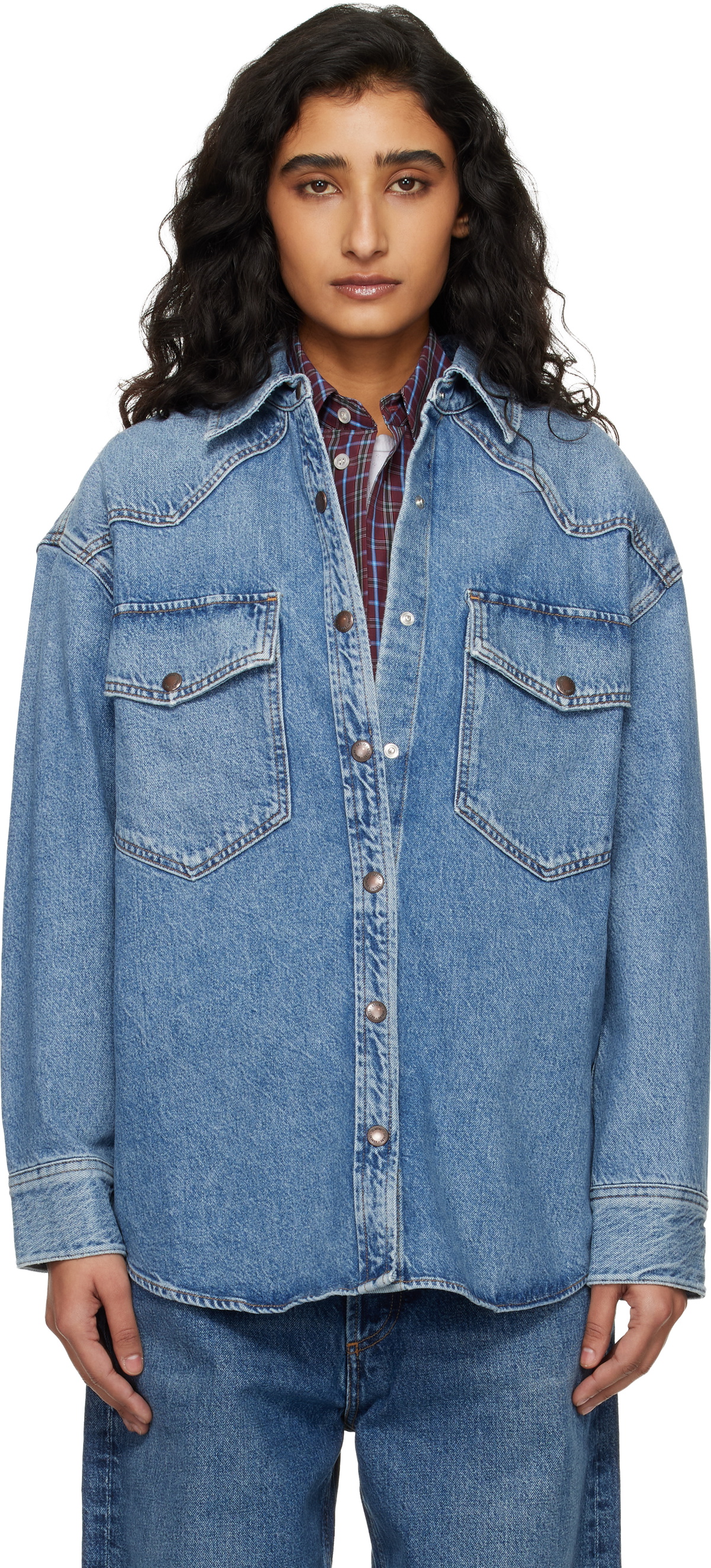 AGOLDE Blue Nyx Denim Shirt AGOLDE