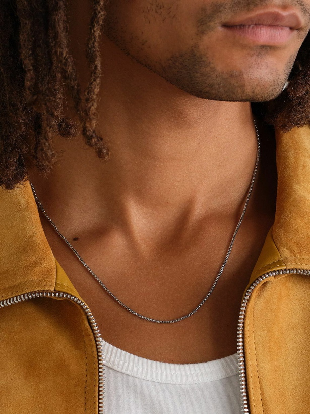 Photo: Alex Moss New York - 20-inch 14-Karat White Gold Box Chain Necklace