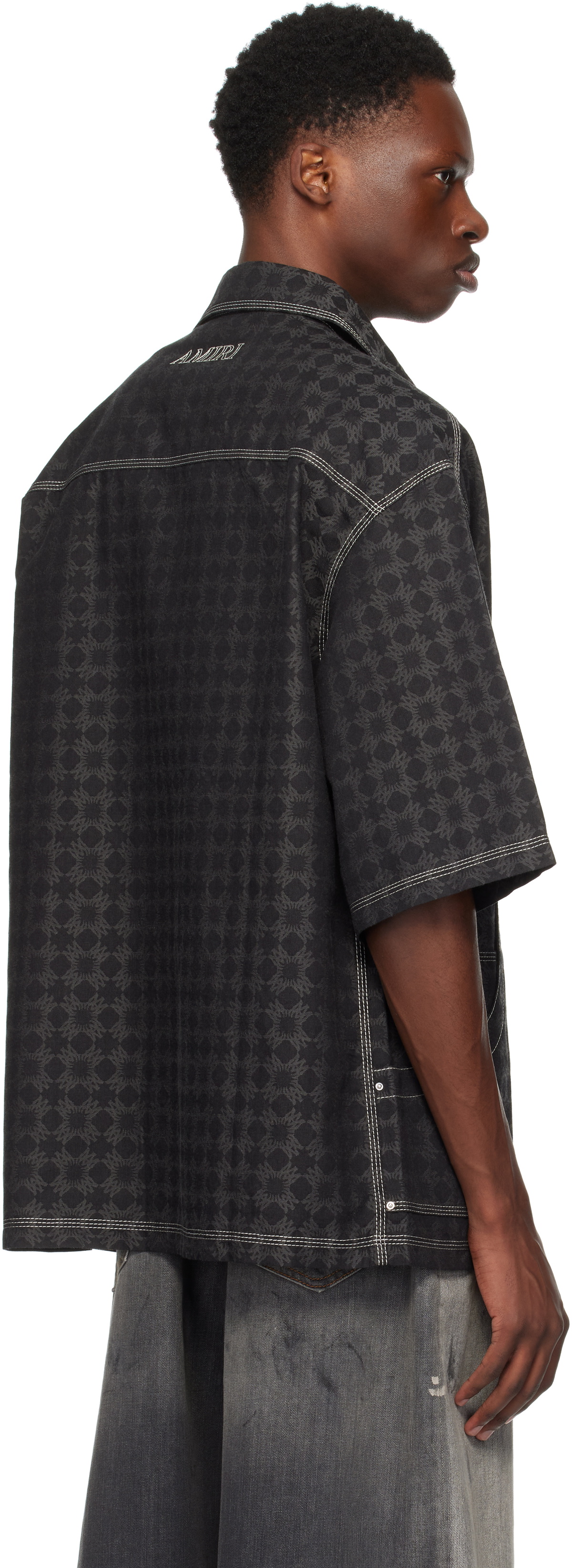 AMIRI Black 'MA' Quad Work Shirt Amiri