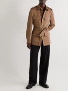 UMIT BENAN B - Linen Field Jacket - Brown