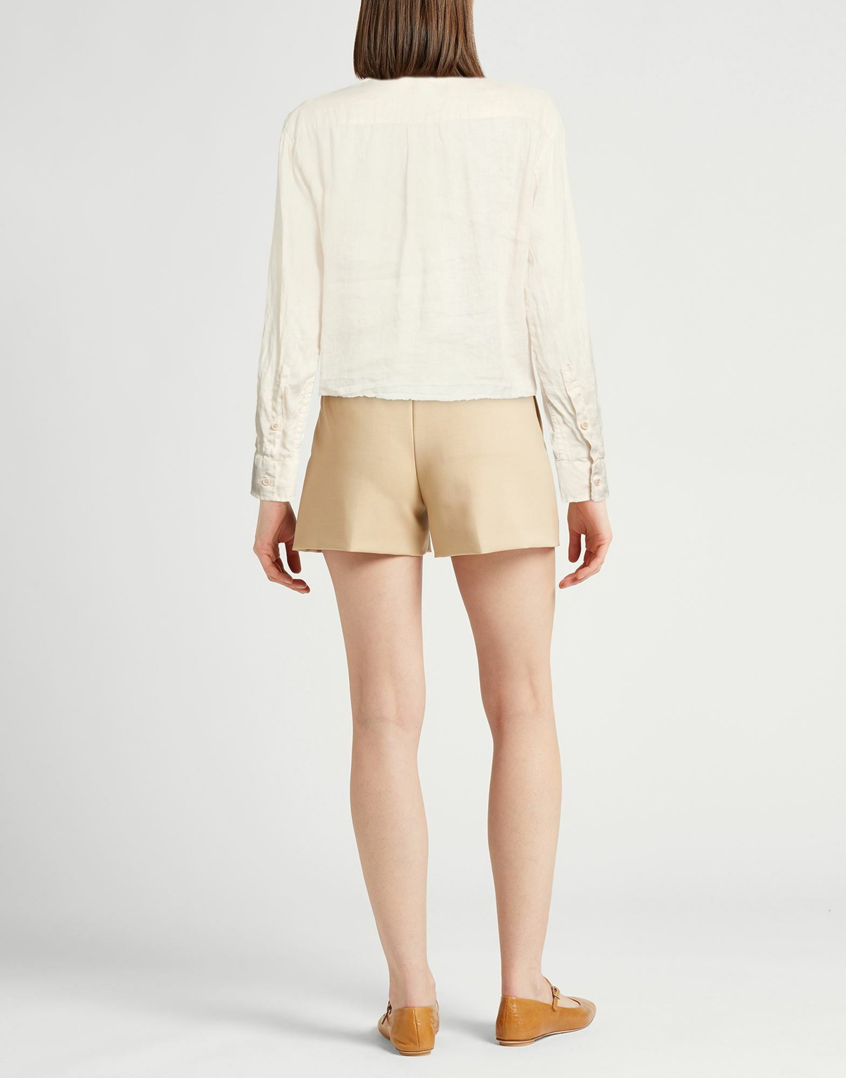 Crossley Womens Shirt in Beige