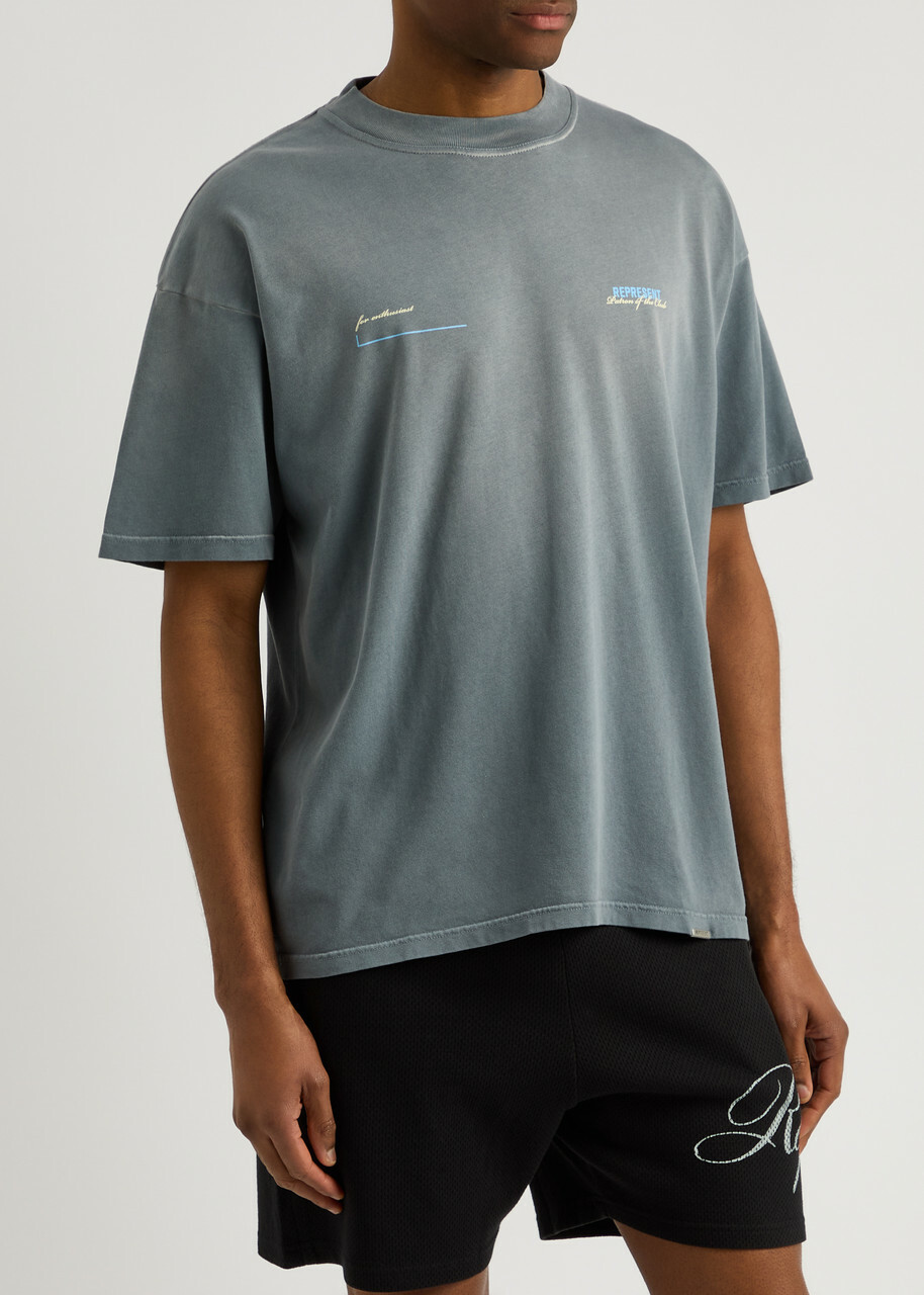 Represent Patron Of The Club Cotton T-shirt Grey Represent