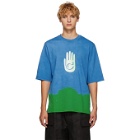 Cottweiler Blue and Green Cave T-Shirt