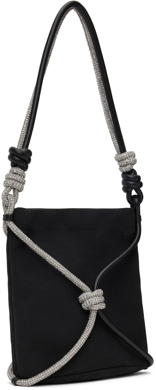 KARA Black Kriss Kross Tote