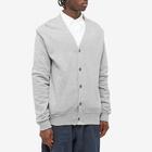 Uniform Experiment Men's Paneled Sleeve Sweat Cardigan in Grey