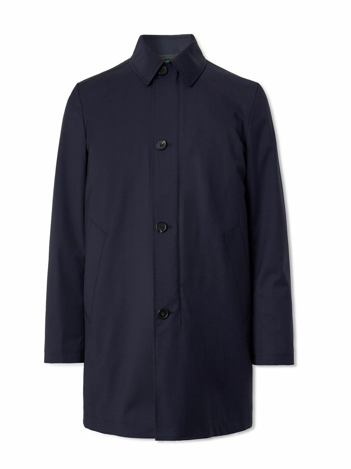 PS Paul Smith Wool Coat Navy at CareOfCarl.com