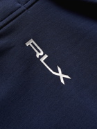 RLX Ralph Lauren - Logo-Print Padded Shell and Jersey Golf Jacket - Blue - M