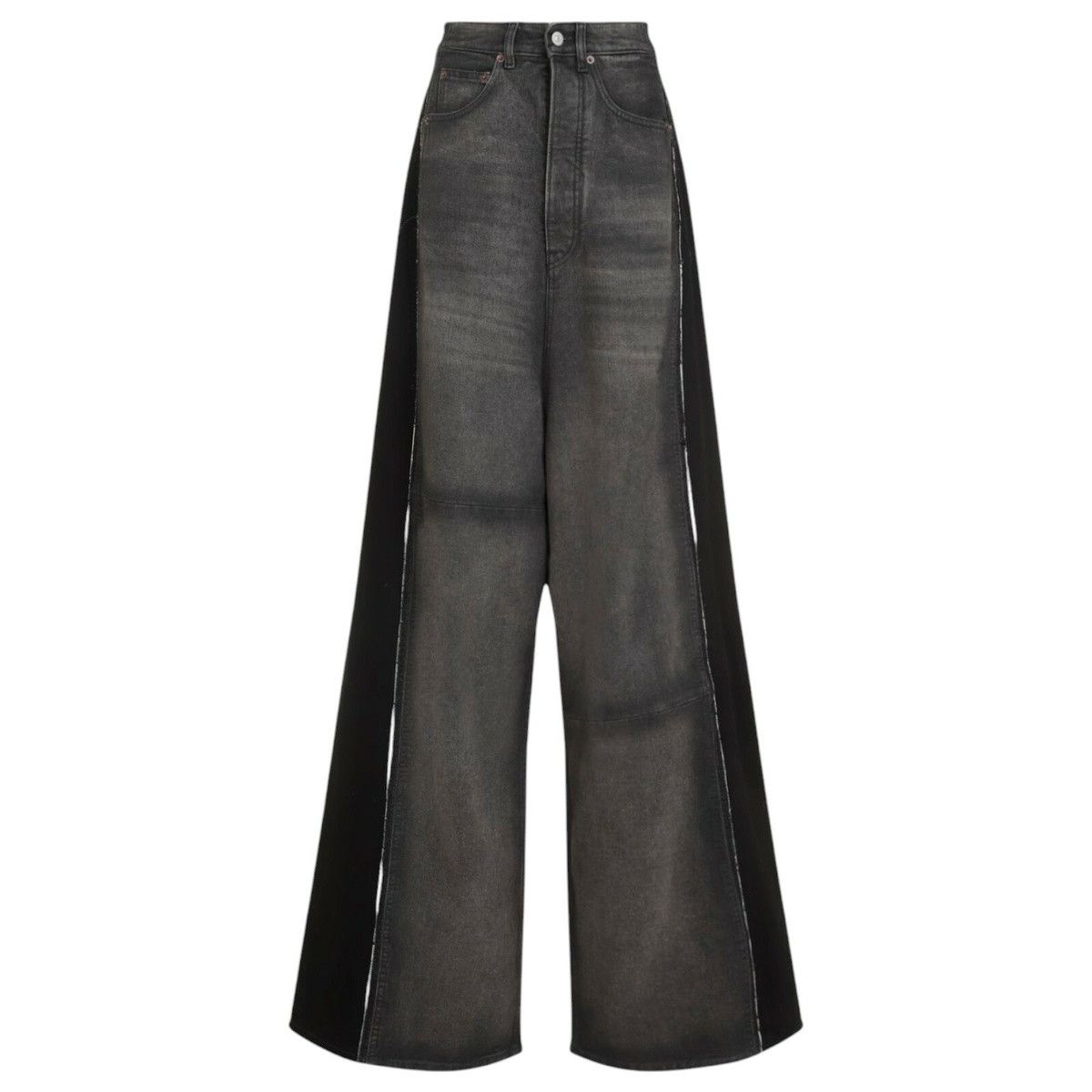 【MM6 MAISON MARGIELA】 Patchwork denim maxi skirt Patchwork denim maxi skirt in blue - MM 6 Maison Margiela