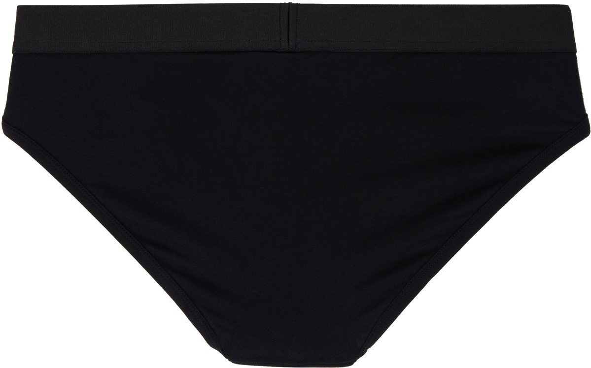 Dsquared2 Two-Pack Black & White Stretch Cotton Briefs