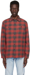 RRL Red Plaid Work Shirt