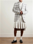 Thom Browne - Pleated Linen Skirt - White