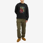 Loewe Men's Embroidered Logo Sweatshirt in Black