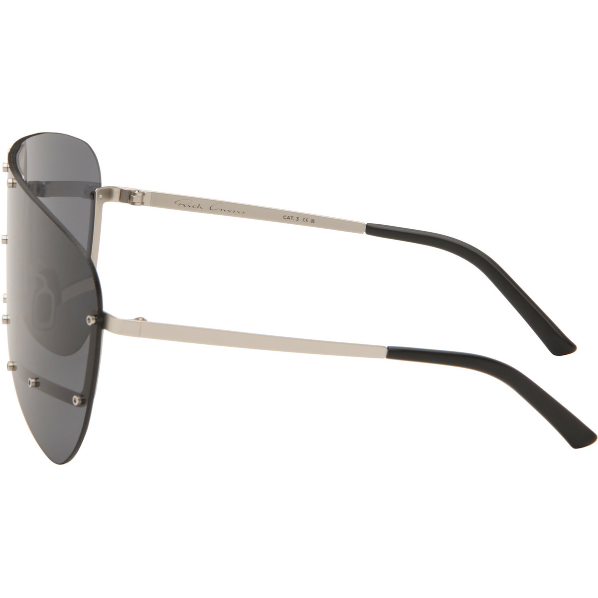 Rick Owens Black Tower Sunglasses